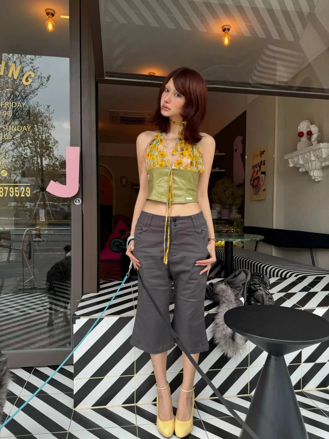 Sunflower Halter Top - Image 3