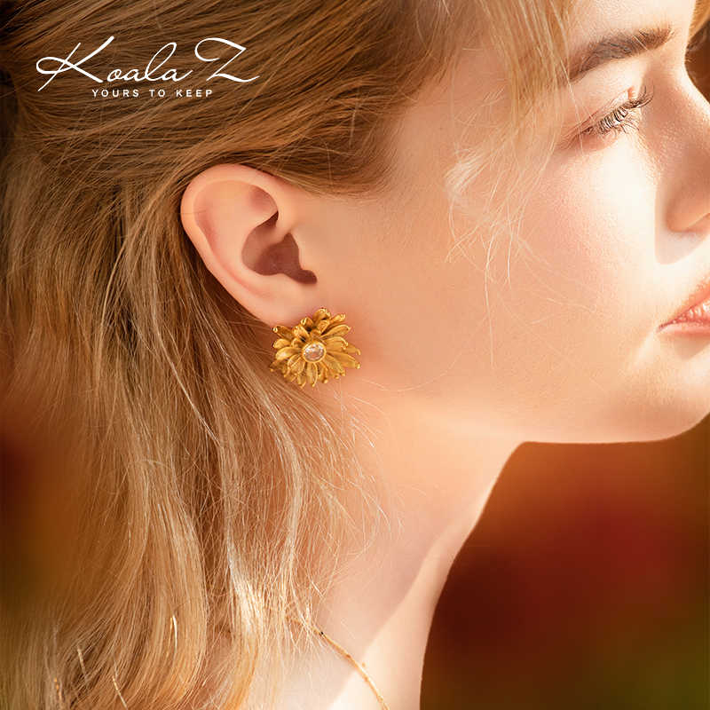 Sunflower Vintage Romantic Earrings - Image 6