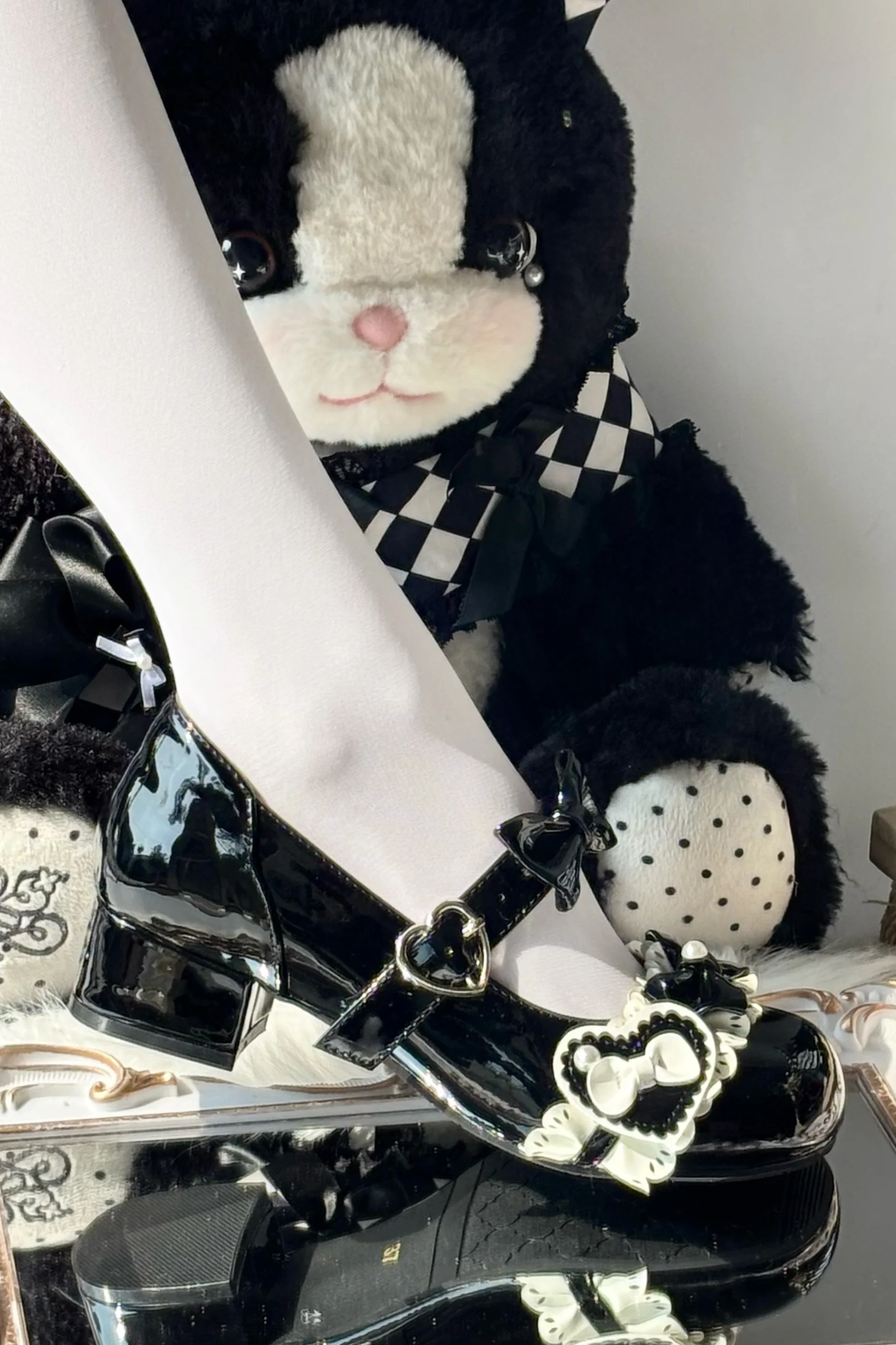 Ribbon Mousse Cake Round Toe Lolita Shoes - Image 5