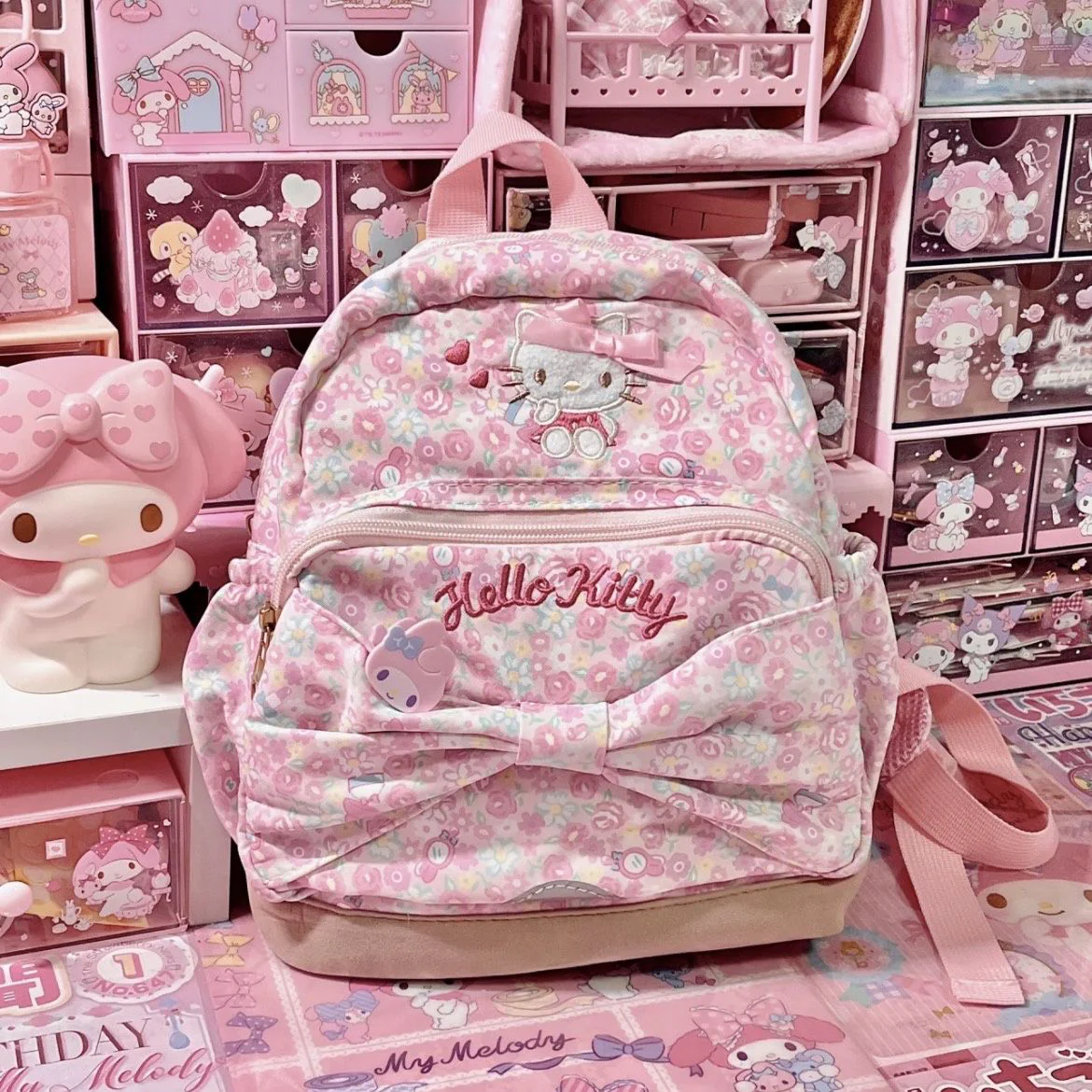 sweet and cute girly heart backpack - Image 4