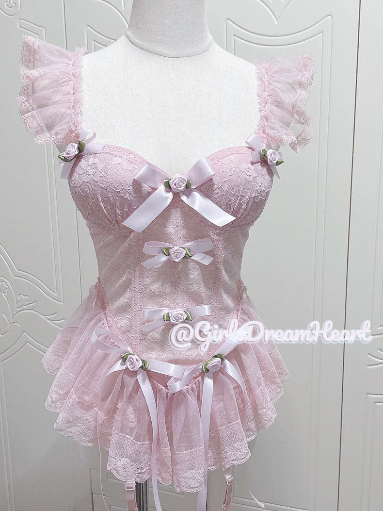 Sweet bow lace bra - Image 2