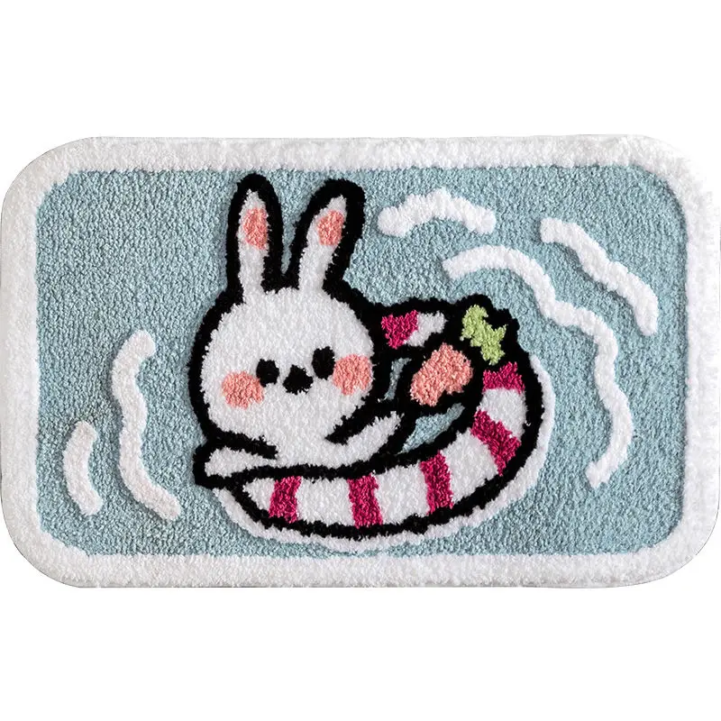Sweet Bunny Friends Fluffy Floor Mat - Image 10