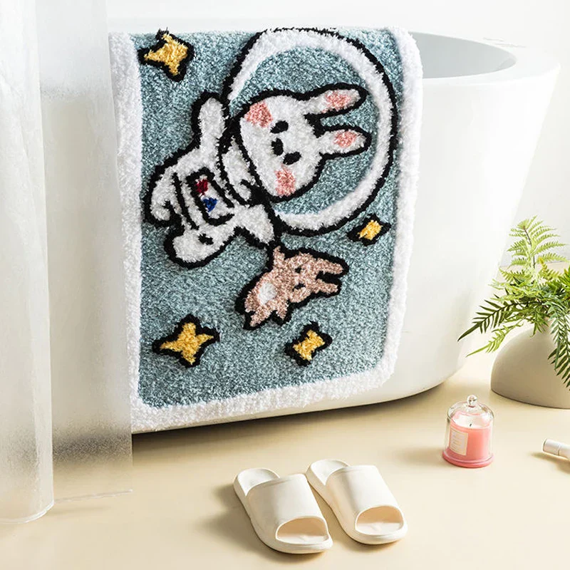 Sweet Bunny Friends Fluffy Floor Mat - Image 14