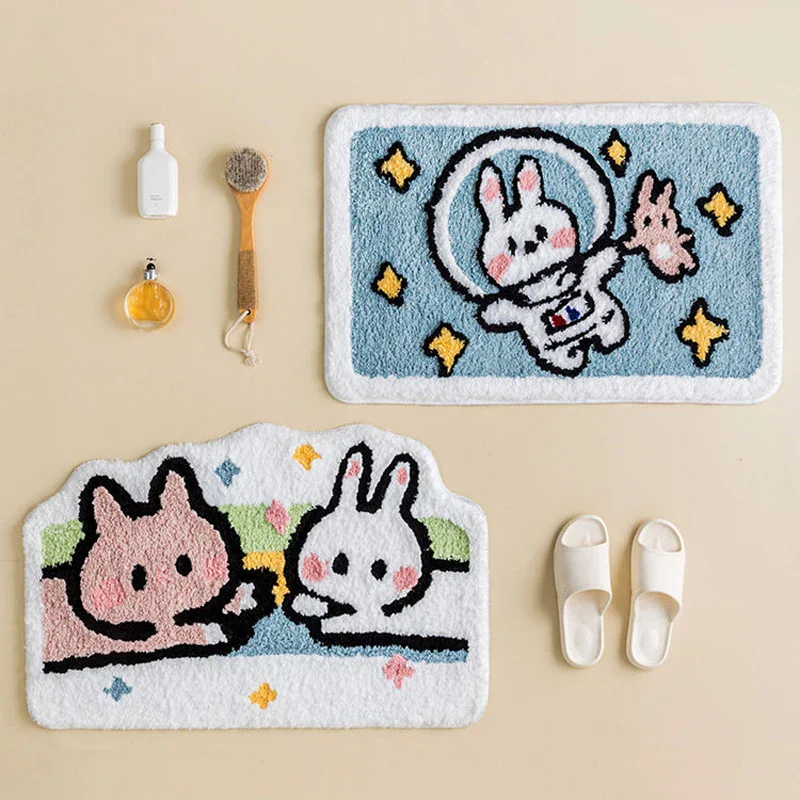 Sweet Bunny Friends Fluffy Floor Mat - Image 15