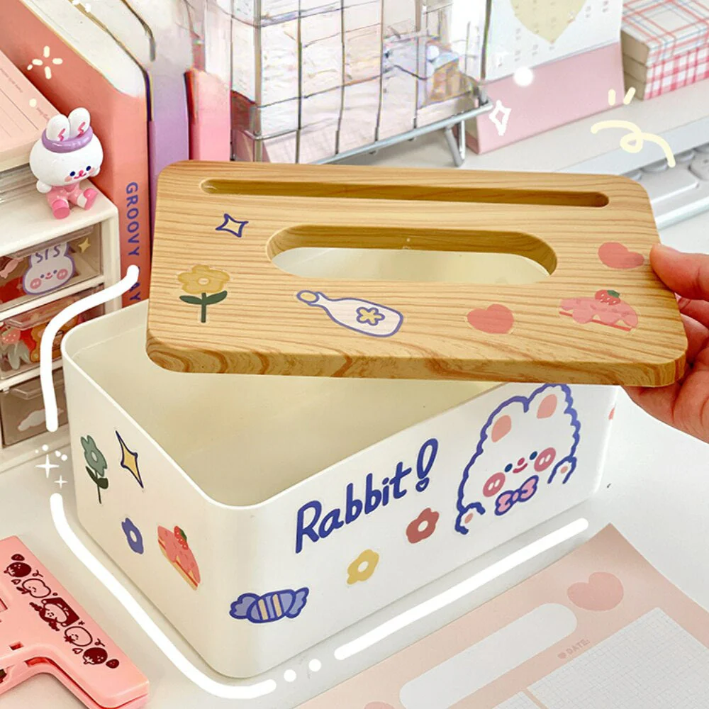 Sweet Bunny Tissue Box & Phone Holder - Image 4
