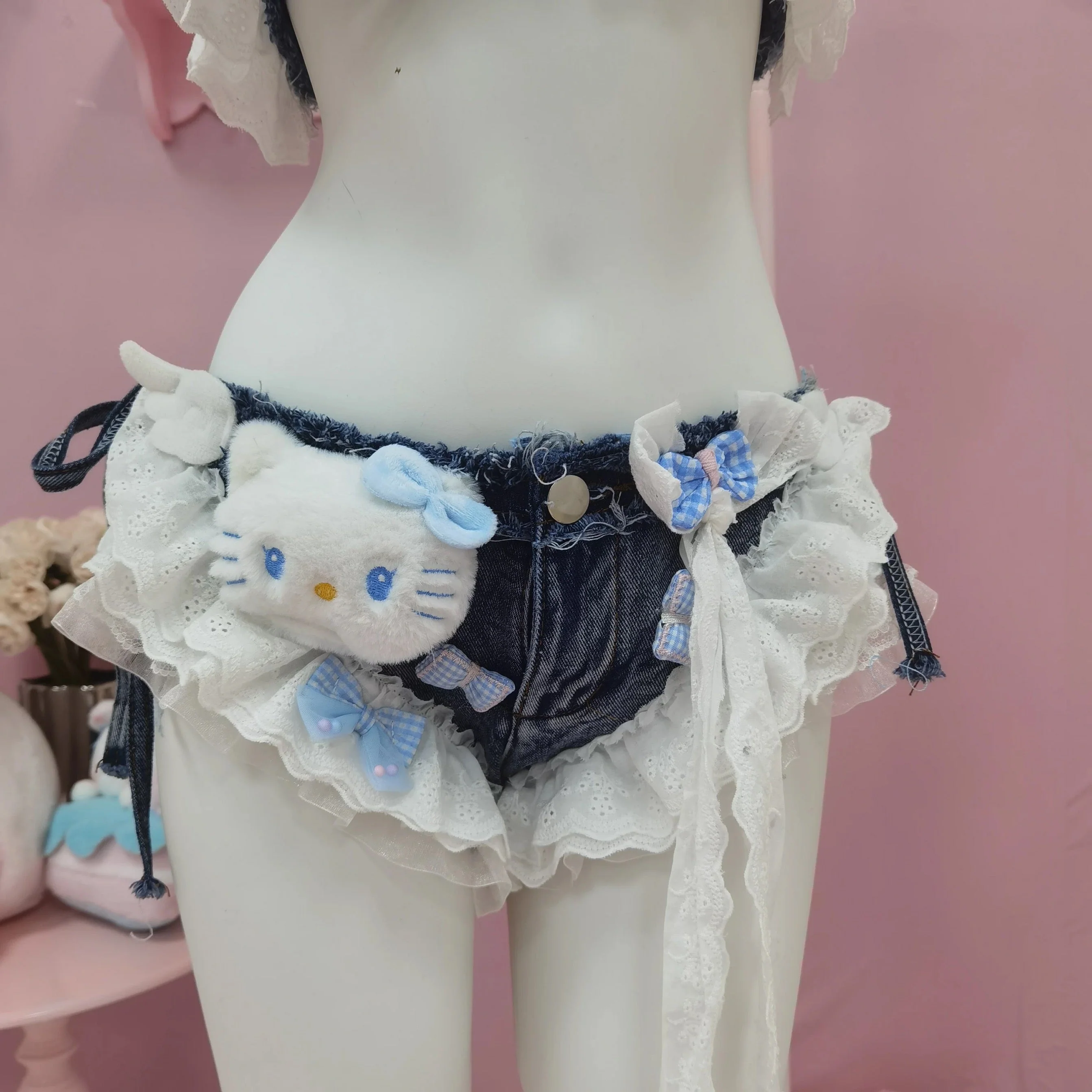 Sweet denim suit (two-piece set) - Image 3
