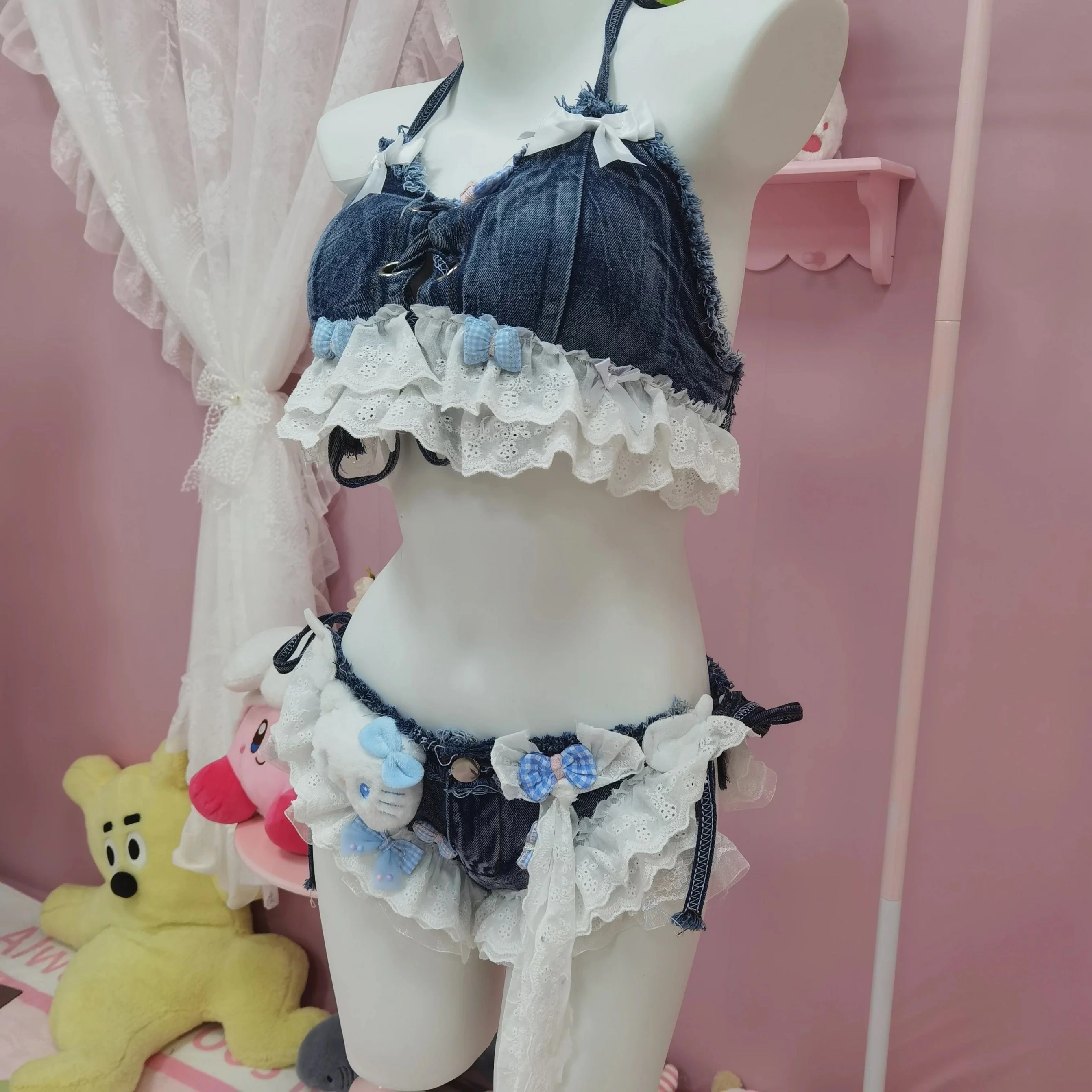 Sweet denim suit (two-piece set) - Image 5