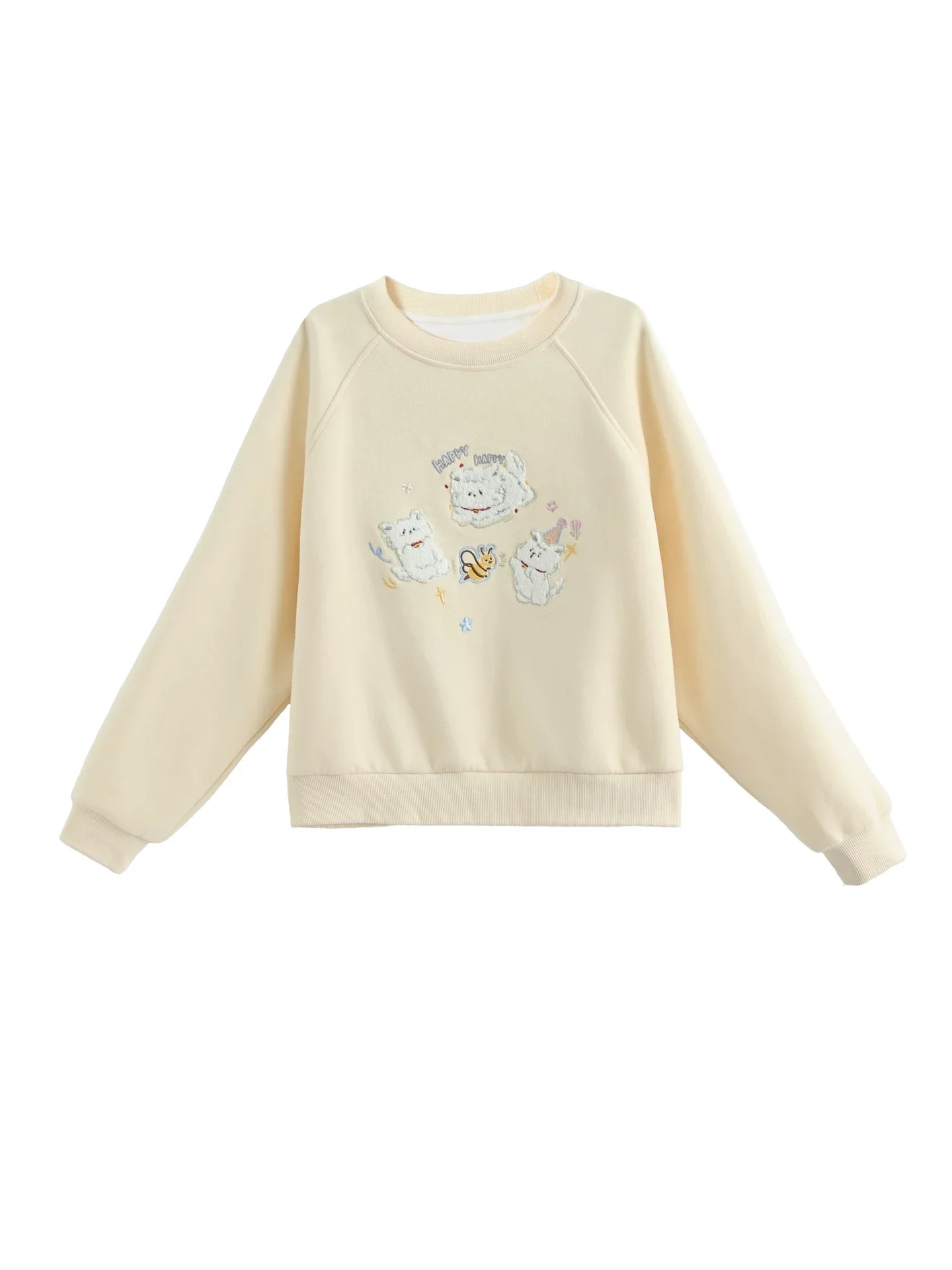 Sweet Dog Embroidery Sweater - Image 14