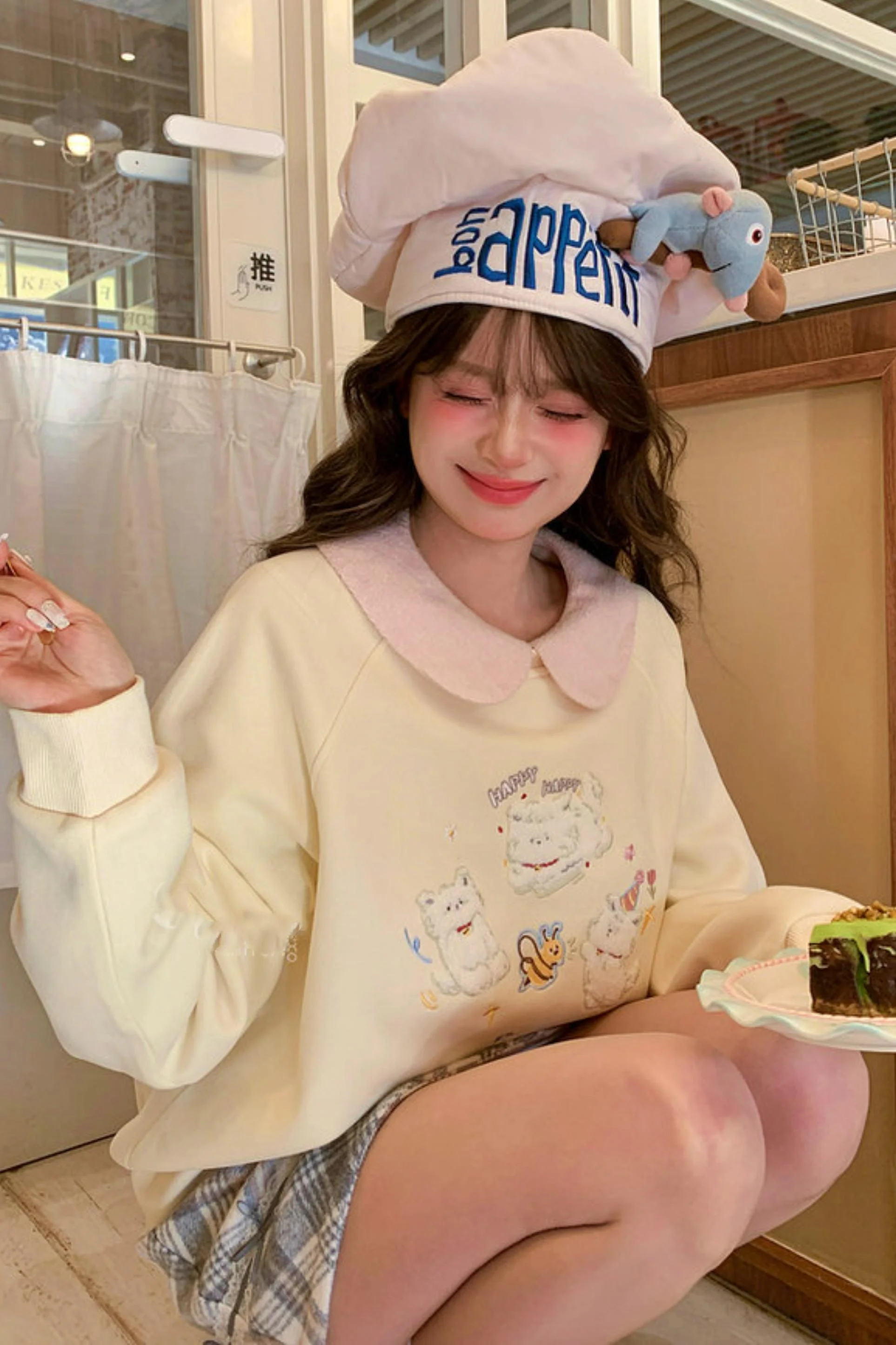 Sweet Dog Loose Sweatshirt - Image 10