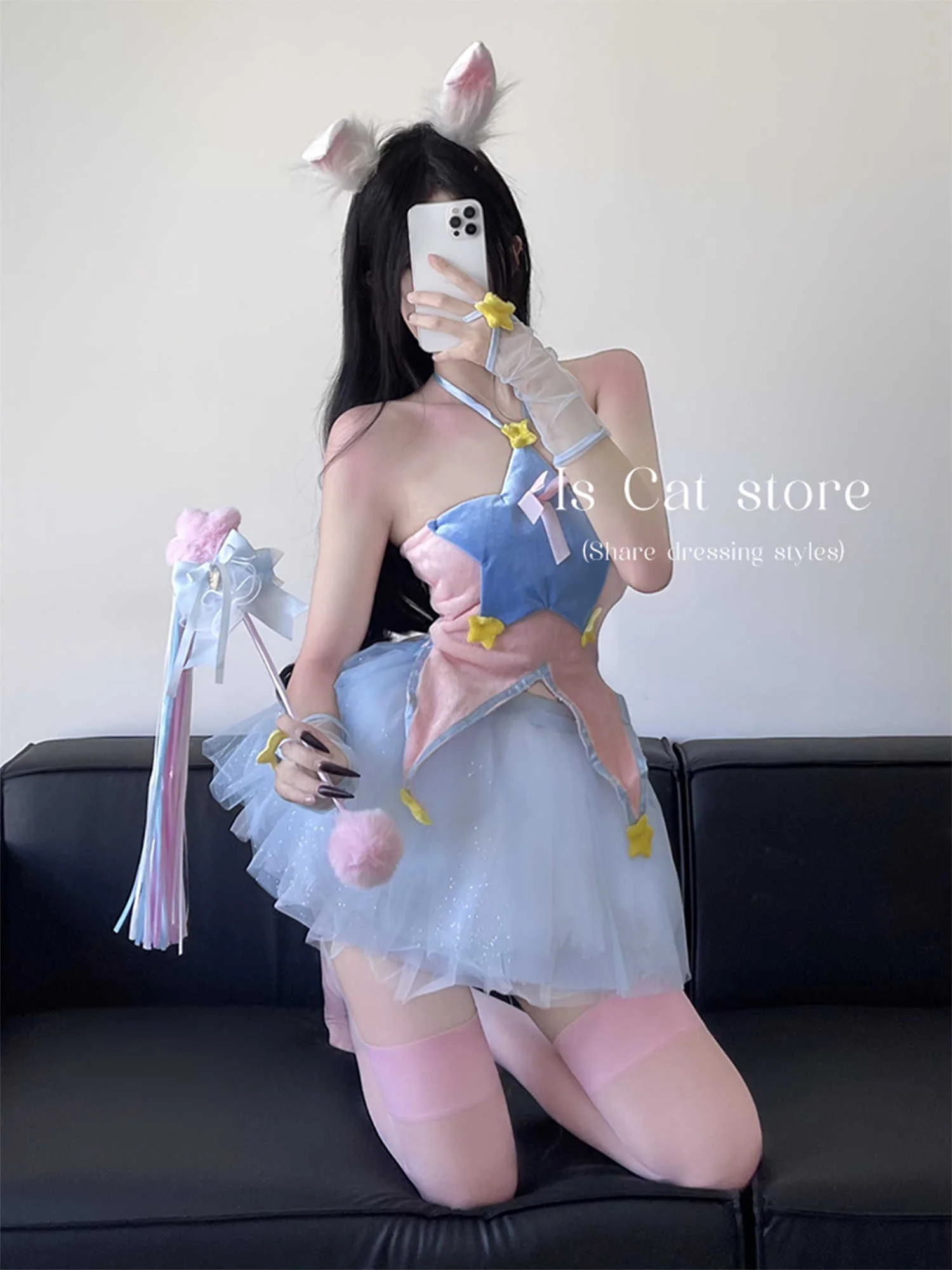 Sweet Girl Star Tube Top Suit - Image 2
