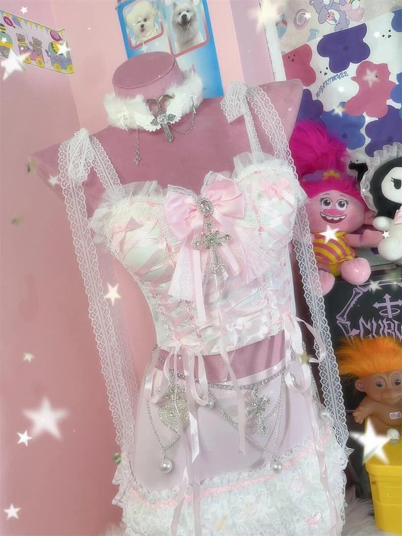 Sweet Lace Bow Set - Image 12