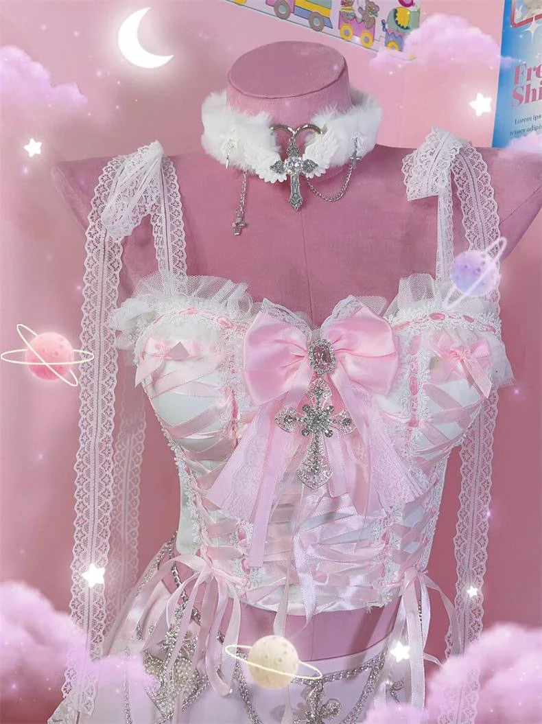 Sweet Lace Bow Set - Image 3