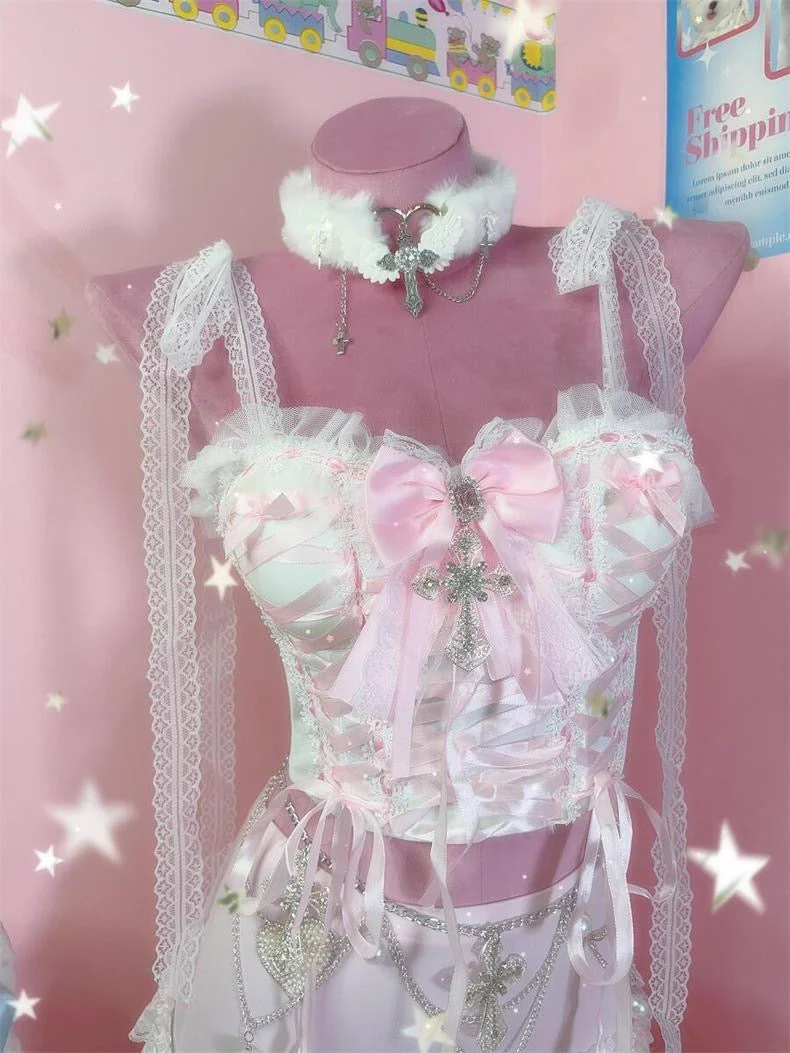 Sweet Lace Bow Set - Image 5