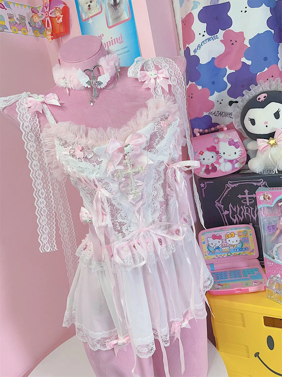 Sweet lace camisole dress - Image 3