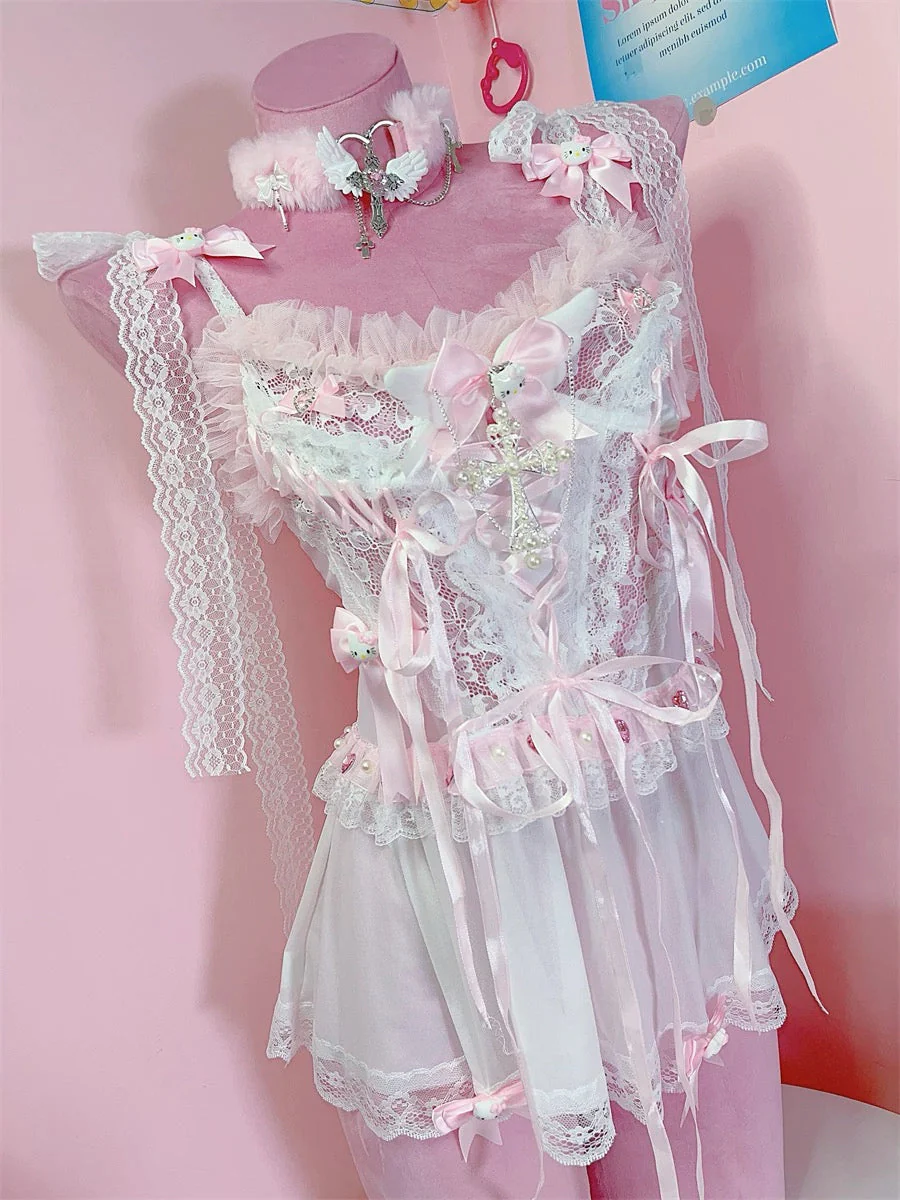 Sweet lace camisole dress - Image 4