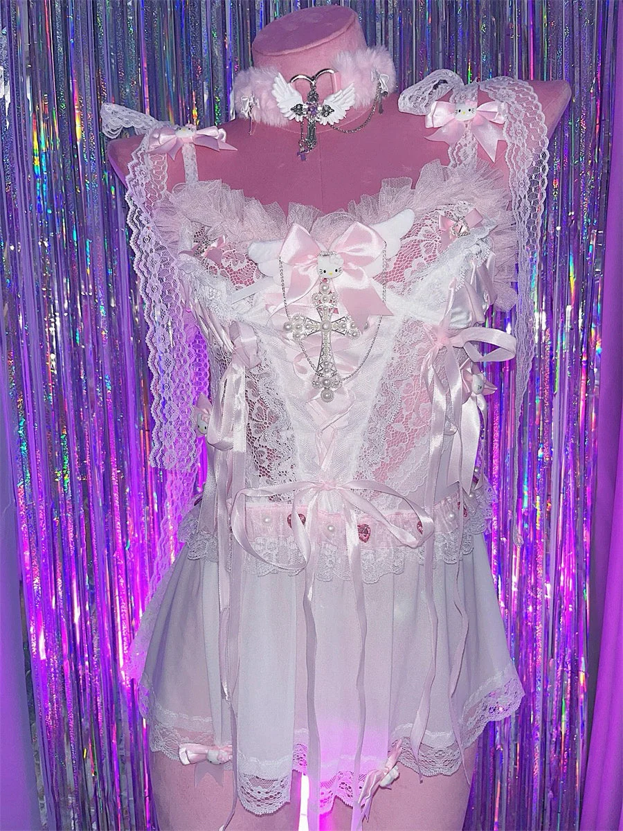 Sweet lace camisole dress - Image 5