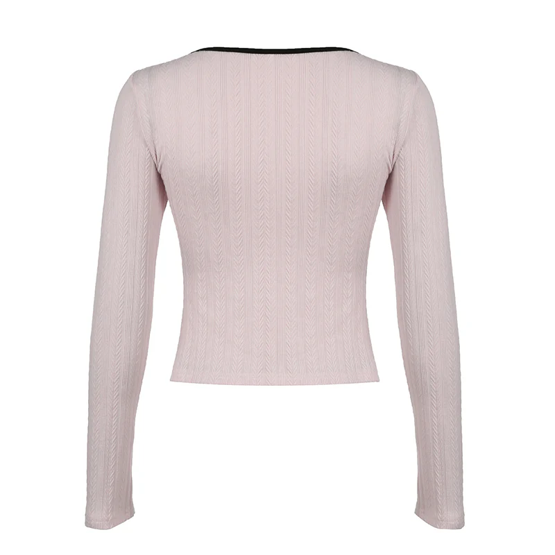 Sweet Pearl Knitted Coquette Top - Image 5