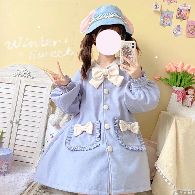 Sweet Sailor Long Trench Coat - Image 5