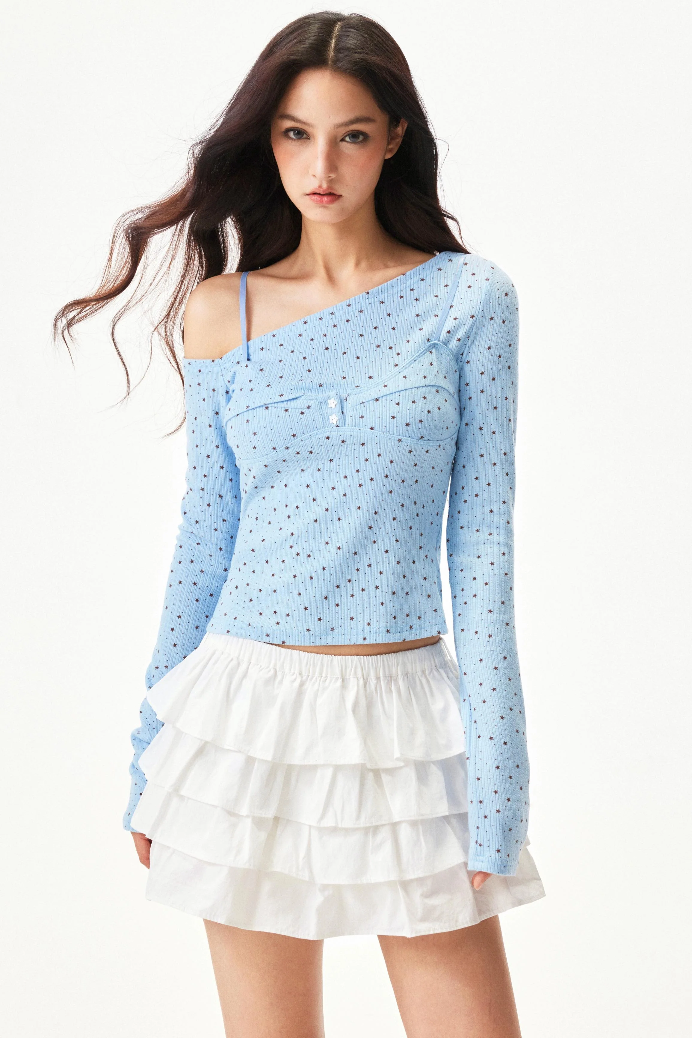 Sweet star knit top