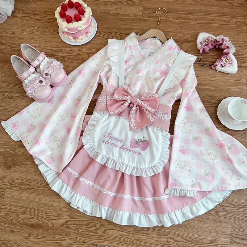 Sweet Strawberry Kimono - Image 30