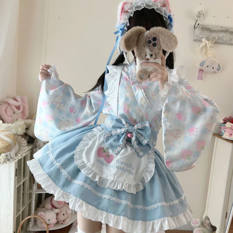 Sweet Strawberry Kimono - Image 7
