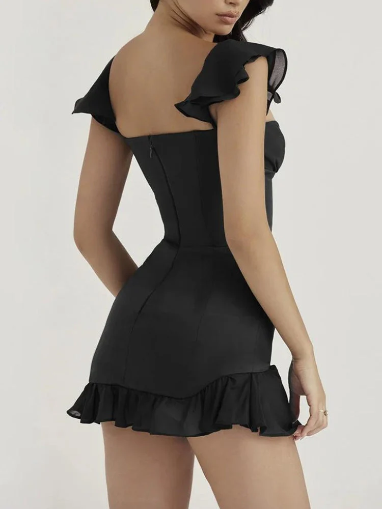 Sweetheart Neckline Corset Mini Dress - Image 2