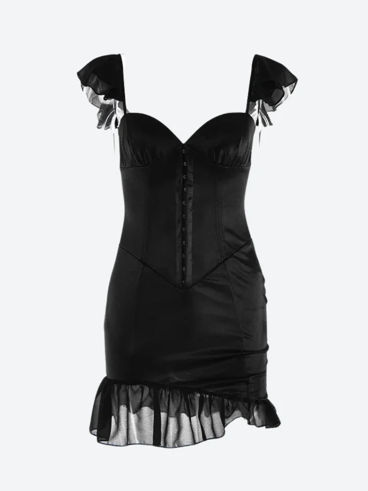 Sweetheart Neckline Corset Mini Dress - Image 4