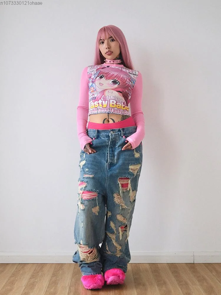 Tasty Babe Manga Long Sleeve Tee - Image 17
