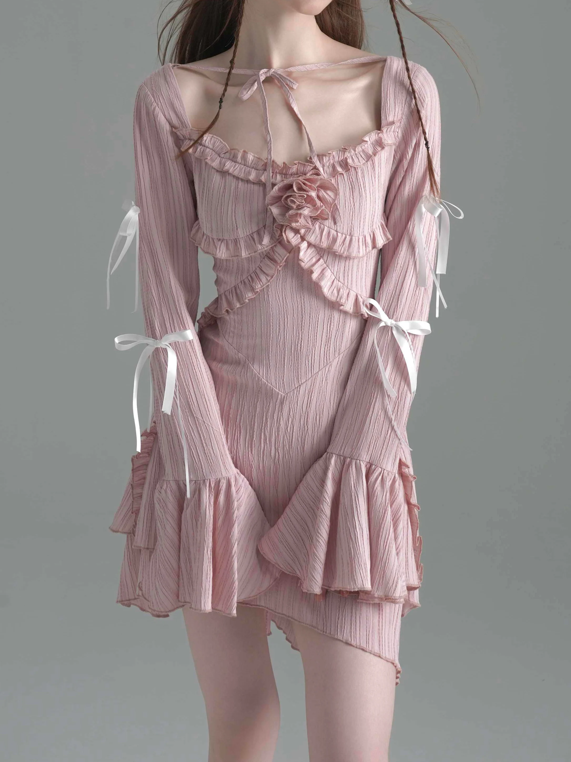 Tea Break Ballet Ruffled Dress
