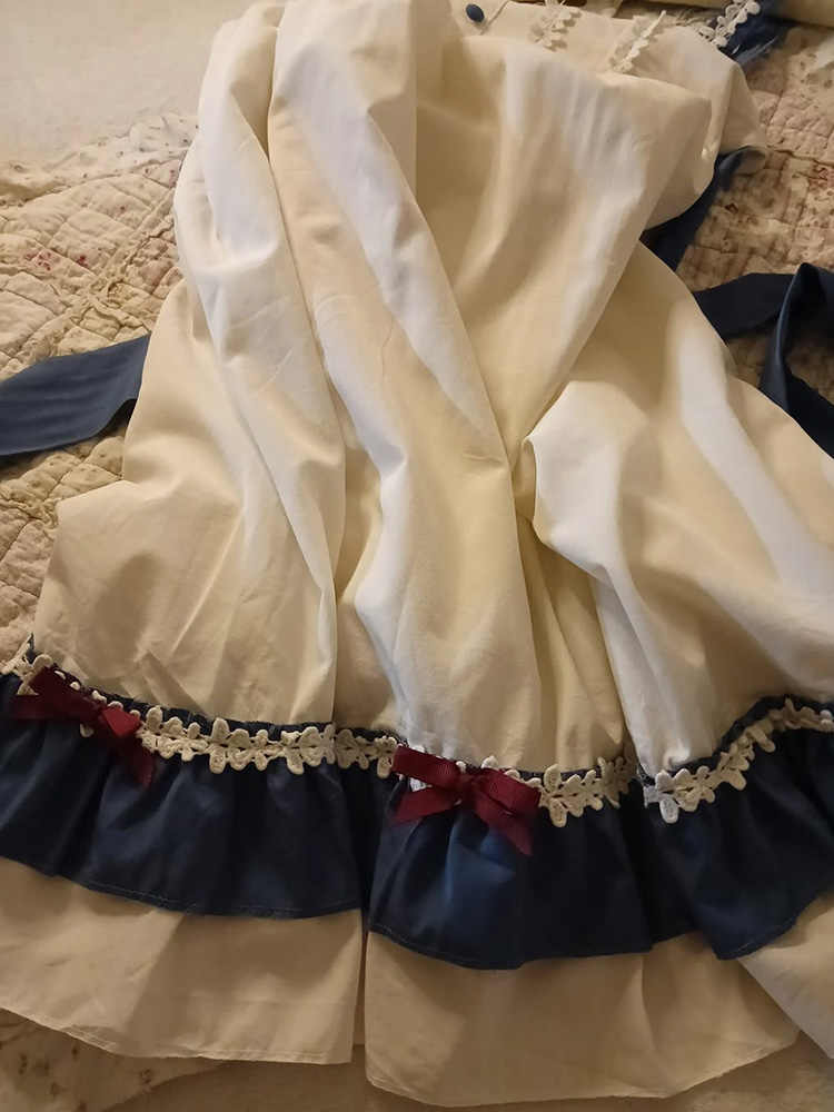 Tea Break French White Dress - Image 3