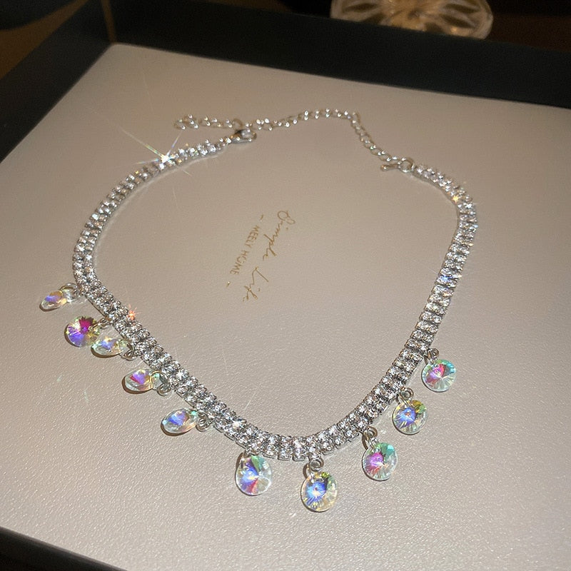 Teardrop Layered Pearl Choker - Image 8