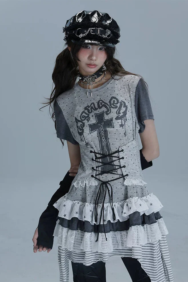Cross Garden Lace Top - Image 10