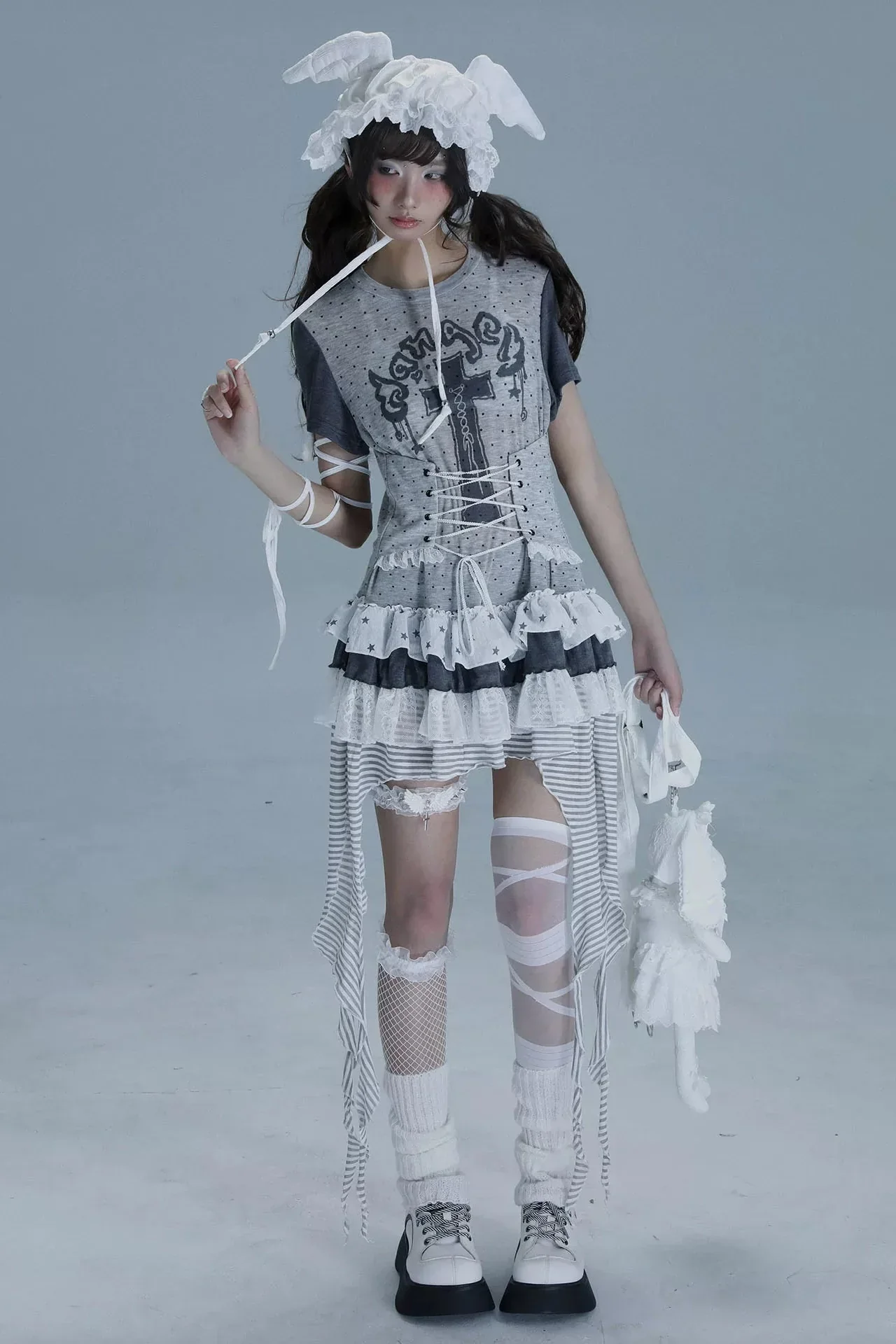 Cross Garden Lace Top - Image 3