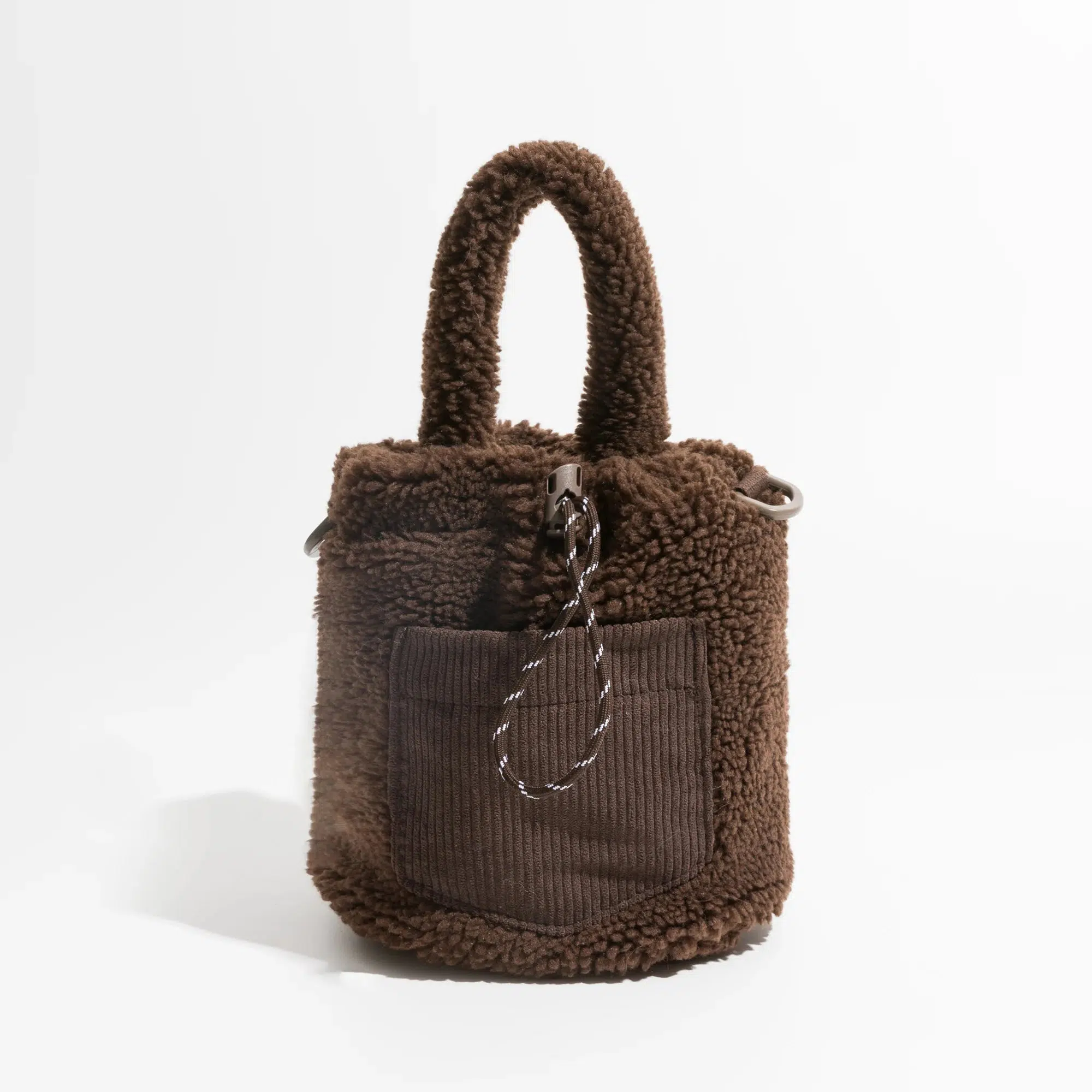 Teddy Pocket Bucket Bag - Image 5