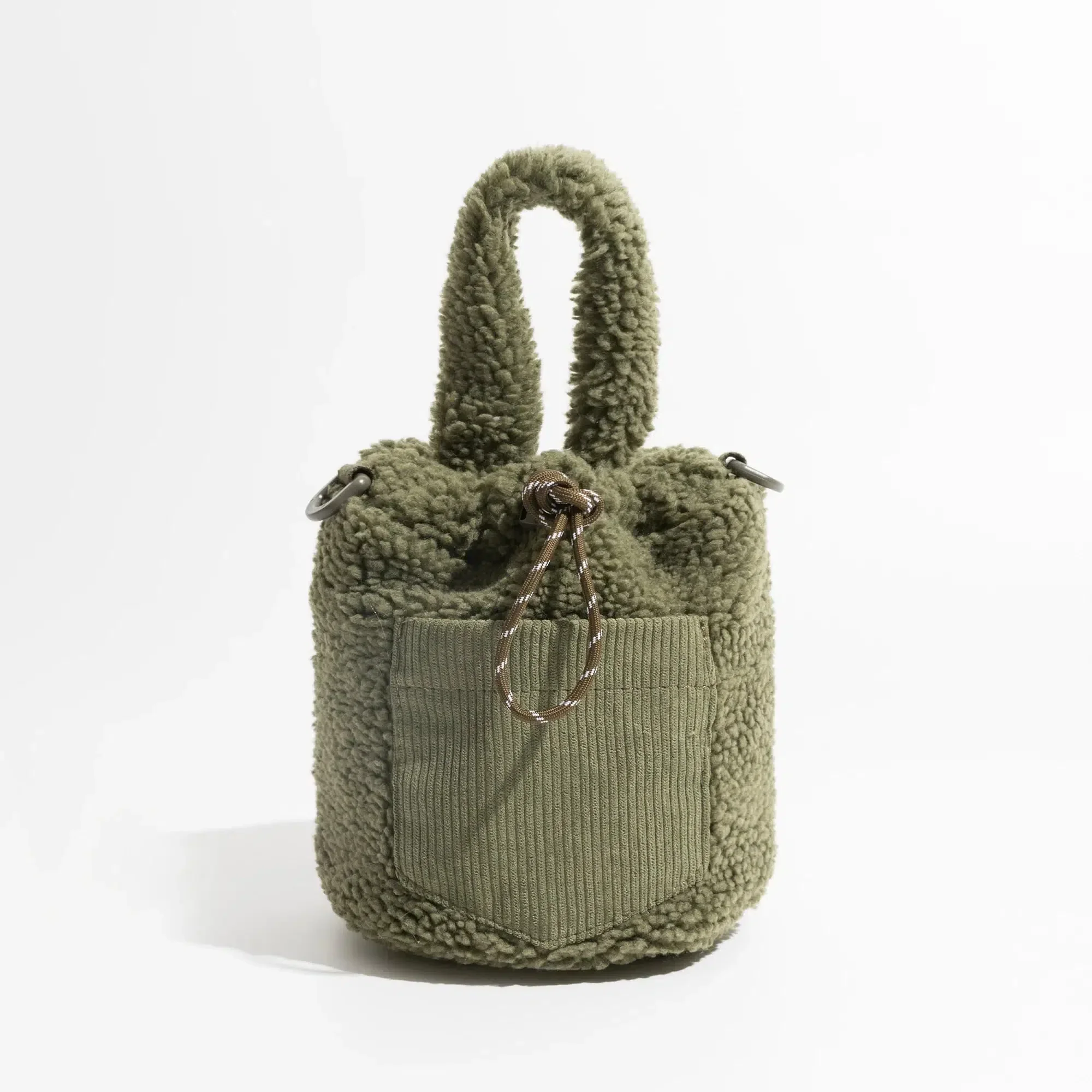 Teddy Pocket Bucket Bag - Image 6
