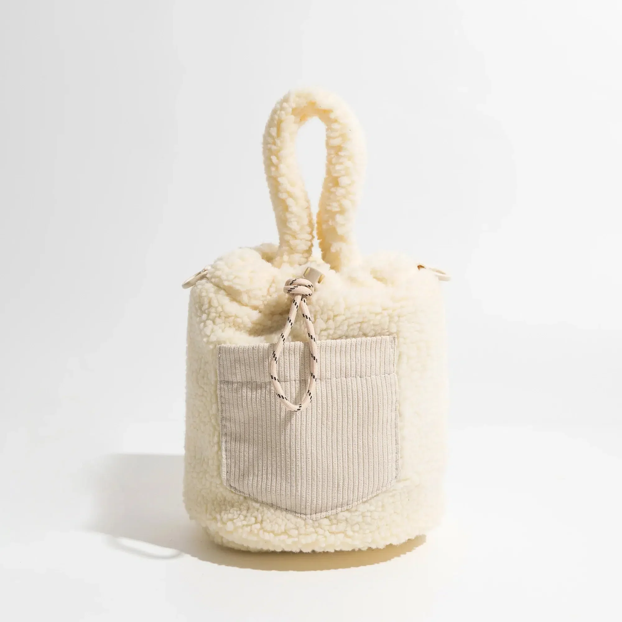 Teddy Pocket Bucket Bag - Image 7