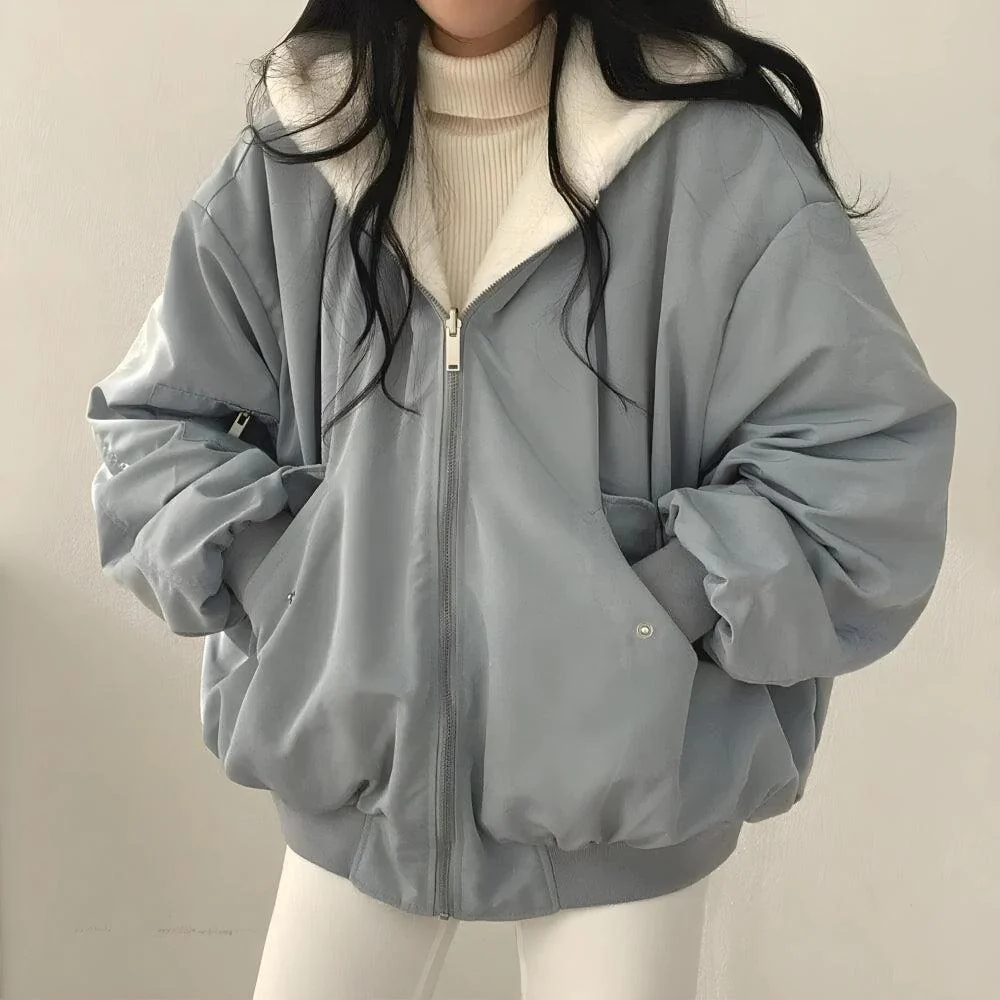 Teddy Reversible Hooded Jacket - Image 11