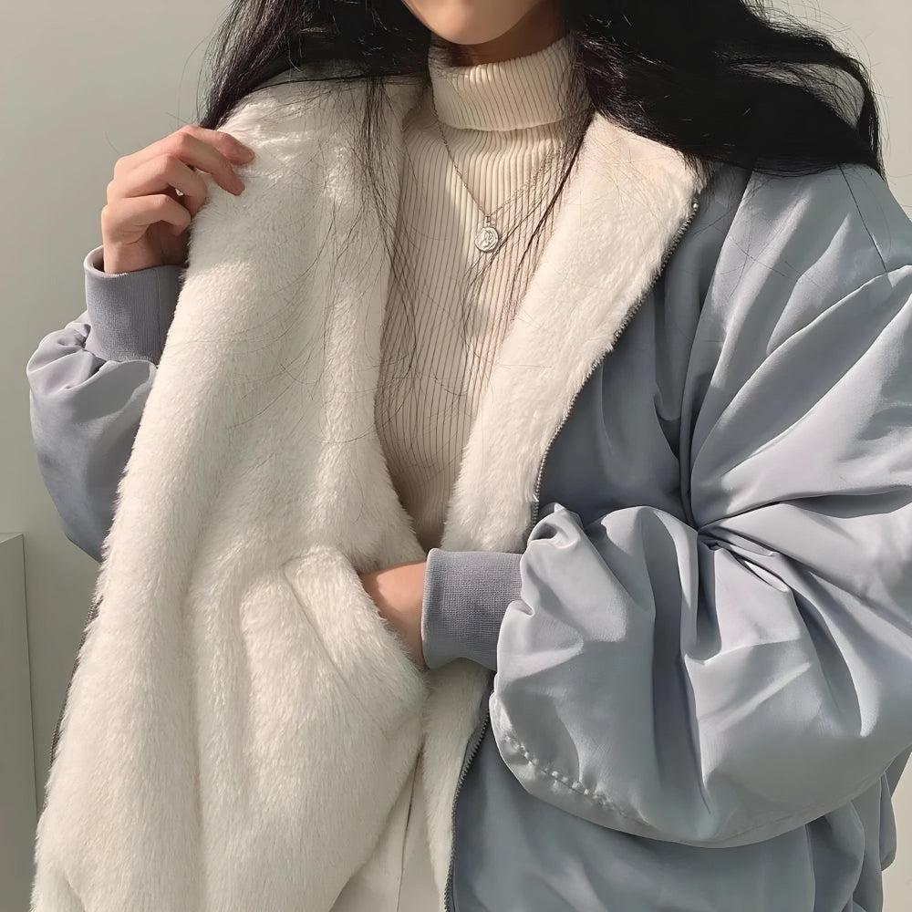 Teddy Reversible Hooded Jacket - Image 2