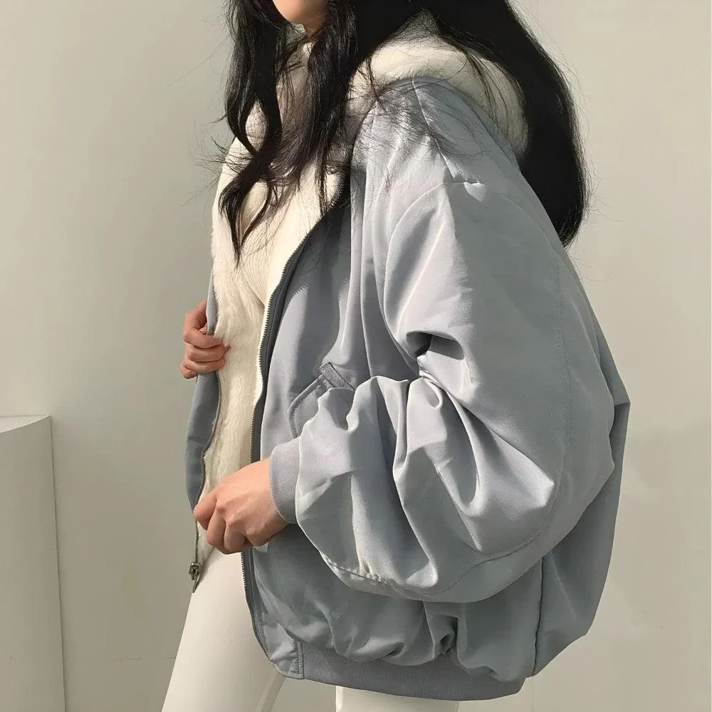 Teddy Reversible Hooded Jacket - Image 3