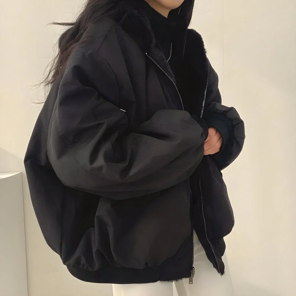 Teddy Reversible Hooded Jacket - Image 9