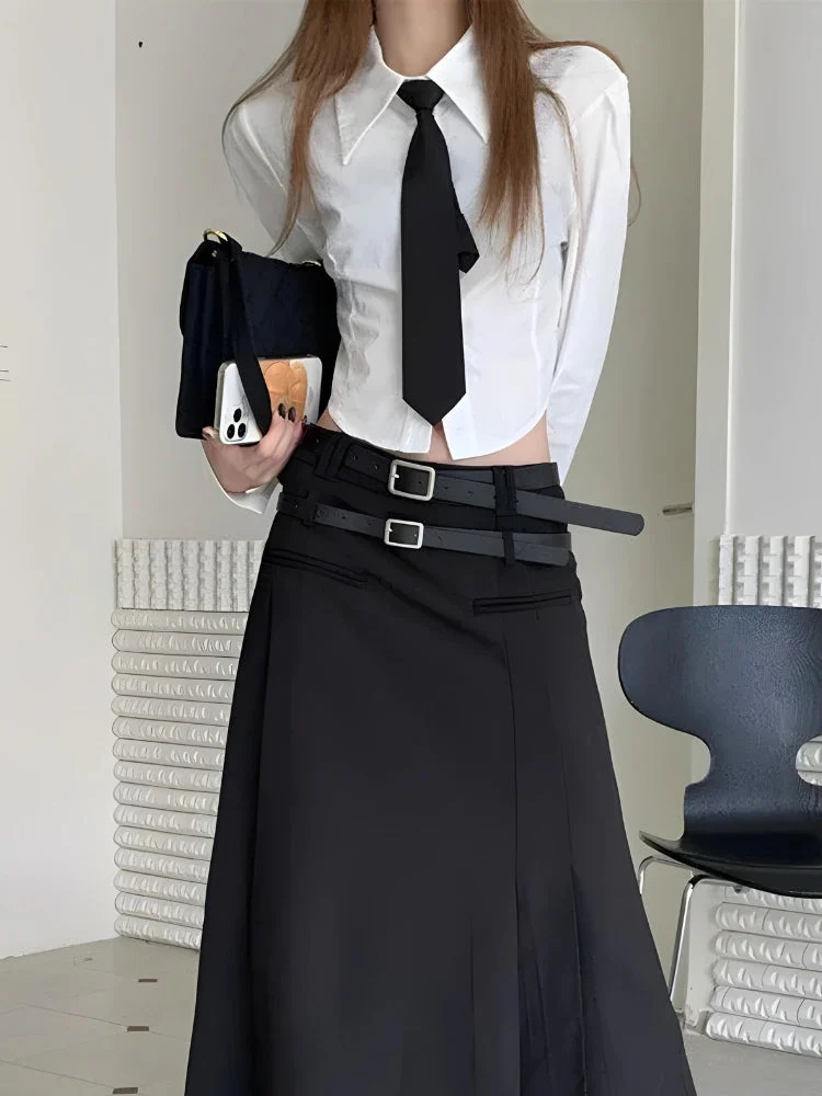 Tie Crop Shirt - Image 3