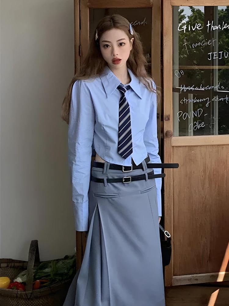 Tie Crop Shirt - Image 4