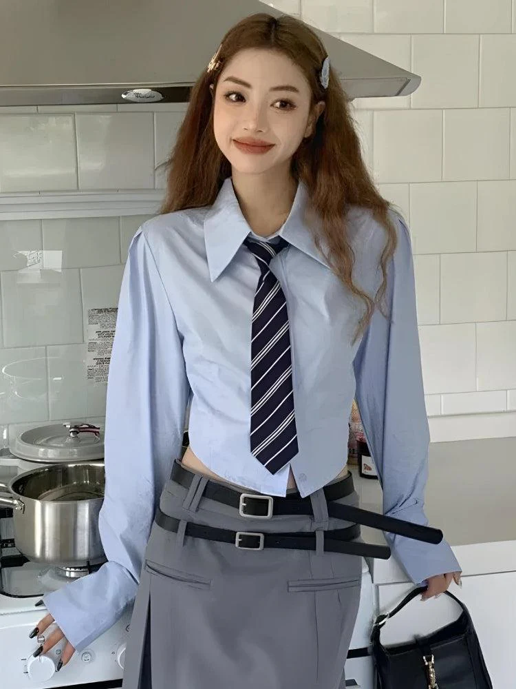 Tie Crop Shirt - Image 6