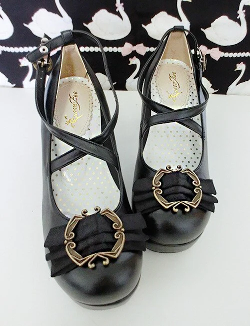 Traditional Bow Embellished Heels - Image 16