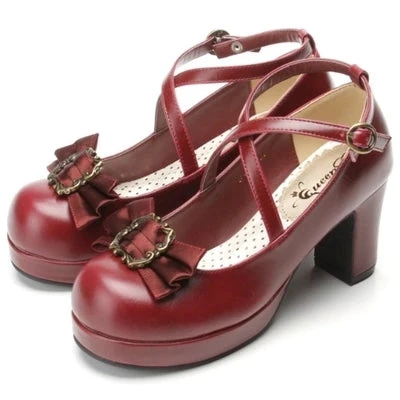 Traditional Bow Embellished Heels - Image 3