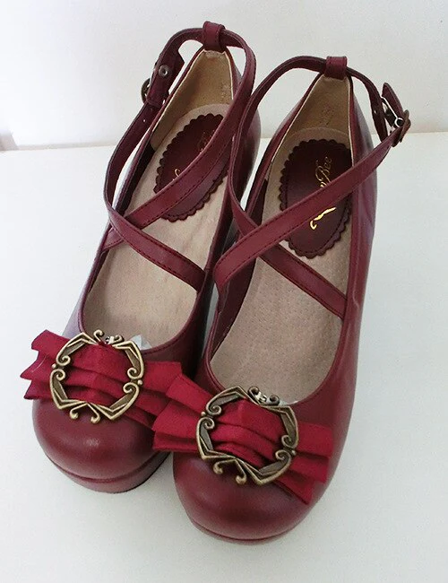 Traditional Bow Embellished Heels - Image 5