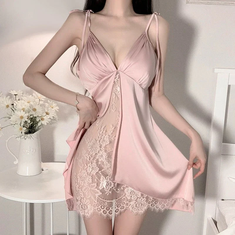 Transparent lace dress - Image 3