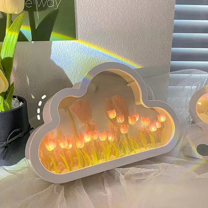 Tulip Cloud Mirror Night Light - Image 3