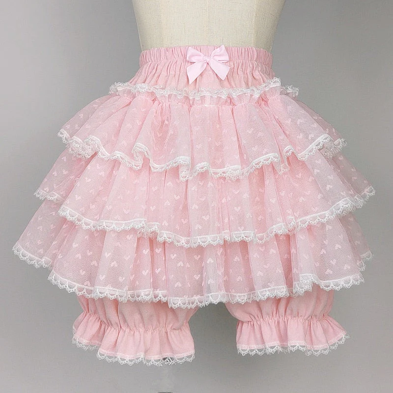Tulle Lace Bloomer Shorts - Image 2