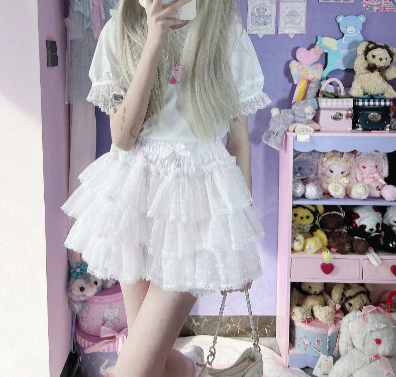 Tulle Lace Bloomer Shorts - Image 5